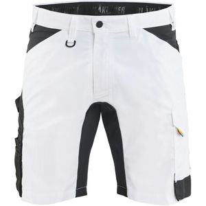 Blåkläder 1773-1832 Schildersshort met stretch Wit/zwart maat C44