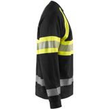 Blåkläder 3359-1158 High Vis sweatshirt klasse 1 Zwart/Geel