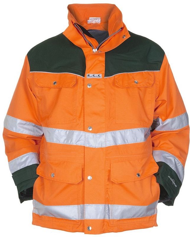 Hydrowear Fulham Parka Oranje/Groen maat S