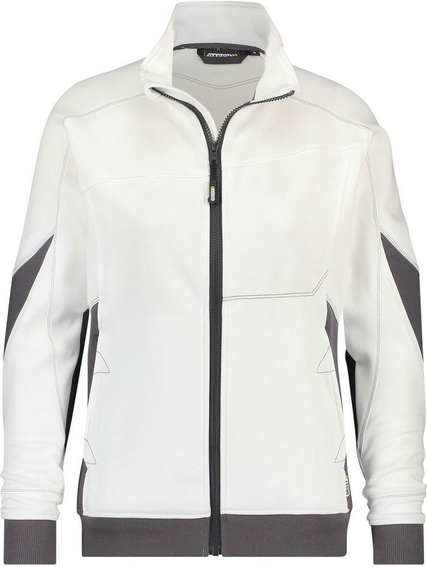 Dassy - Velox Women - Sweater - Wit/Antracietgrijs