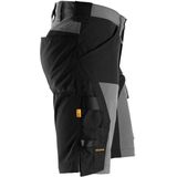 Snickers 6173 AllroundWork 4-Weg Stretch Korte broek Staalgrijs/Zwart maat 44