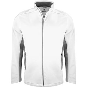 Cutter & Buck Navigate Softshell Jacket Heren Wit maat S