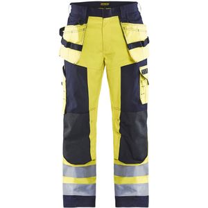 Blåkläder 1579-1514 Multinorm werkbroek High Vis Geel/Marineblauw maat C62