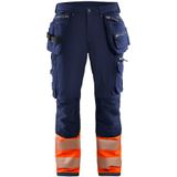 Blåkläder - 1993-1642 - Werkbroek - Marineblauw/Oranje - 4-Weg-Stretch