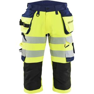 Blåkläder 1123-1648 High Vis piraatbroek 4-weg stretch High Vis Geel/Marineblauw maat C44