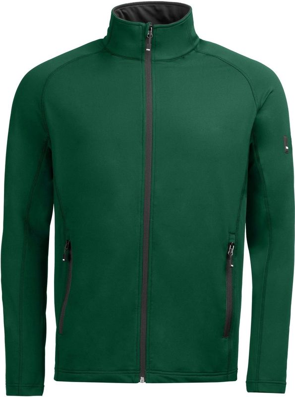 FHB Kuno Fleecejack Powerstretch Groen maat XS
