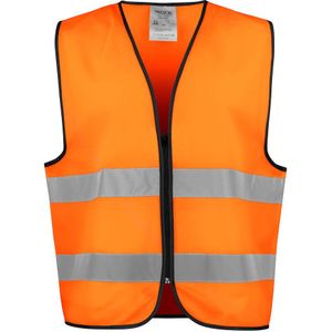 Projob 6709 Signalisatiehesje En Iso 20471 Klasse 2 Heren, Oranje/Zwart maat ONE SIZE