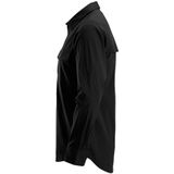 Snickers 8521 LiteWork Shirt met Lange Mouwen Zwart maat XS