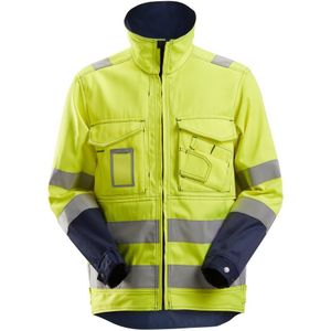 Snickers 1633 High-Vis Jack Klasse 3 High-Vis Geel/Marineblauw maat XS