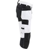 Blåkläder 1774-1832 Schilderspiraatbroek met stretch Wit/zwart maat C44