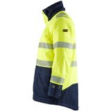 Blåkläder 4527-1534 Multinorm Winterparka High Vis Geel/Marineblauw