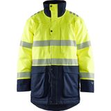 Blåkläder 4527-1534 Multinorm Winterparka High Vis Geel/Marineblauw