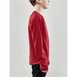 Craft Evolve Crew Neck Jr Kinderen Bright Red maat 158/164