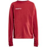 Craft Evolve Crew Neck Jr Kinderen Bright Red maat 158/164