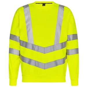 F. Engel 8021 Safety Sweatshirt Yellow maat L