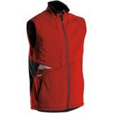 Dassy Fusion Softshell bodywarmer Rood/Zwart