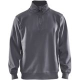 Blåkläder 3365-1048 Sweatshirt Jersey 1/2 rits Grijs maat 4XL