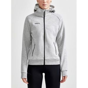 Craft Core Soul Full Zip Hood Dames Grey Melange