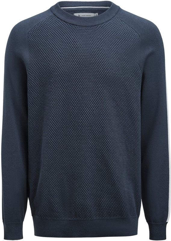 James Harvest Scarsdale Sweater Sweater Heren Heren Cosmos maat S