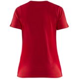 Blåkläder 3334-1042 Dames T-shirt Rood