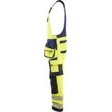 Blåkläder 2626-1648 High Vis Bretelbroek 4-weg stretch High Vis Geel/Marineblauw maat C44