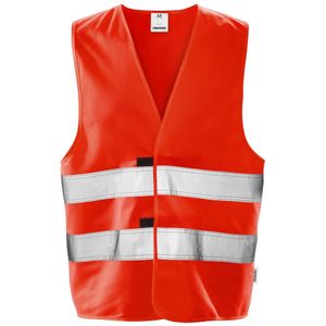 Fristads High vis vest klasse 2 501 H Hi-Vis rood maat XL/2XL