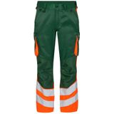 F. Engel 2547 Safety Light Trouser Repreve Green/Orange