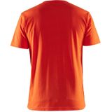 Blåkläder 3531-1042 T-shirt 3D Oranjerood