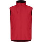 Clique Classic Softshell Vest Heren Rood
