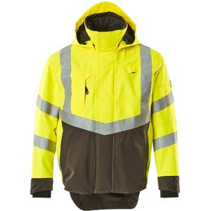 Mascot 15501-231 Shell jas Hi-Vis Geel/Donkerantraciet