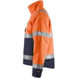 Blåkläder 4069-1513 Multinorm winterjas inherent High Vis Oranje/Marineblauw maat 4XL