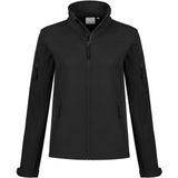 Santino Santo Ladies Softshell Jacket Black maat M