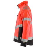 Blåkläder 4780-1977 High Vis Winterjas High Vis Rood/Zwart