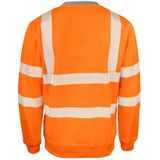 Jobman 5123 Hi-Vis Sweatshirt Oranje