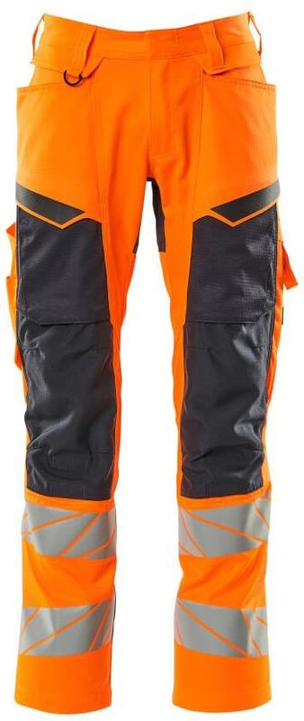 Mascot Accelerate Safe Broek met kniezakken 19579-236 - hi-vis oranje/donkermarine