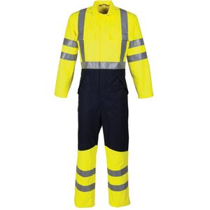 HAVEP 20001 Overall Multi Protector Fluo Geel/Dark Navy