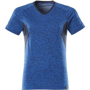 Mascot 18092-801 Dames T-shirt Helder Blauw-Gemêleerd/Donkermarine maat 4XL