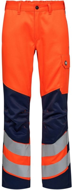 Engel - Safety+ - Werkbroek - Hi-vis Orange / Blue Ink - 42