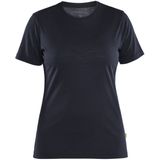 Blåkläder 3537-1743 Dames T-shirt merinowol Donker marineblauw maat L