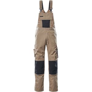 Mascot 12169-442 - Amerikaanse Overall - Lichtkhaki/Zwart - Met Kniezakken