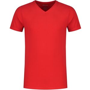 Santino Jazz V-neck T-shirt Red