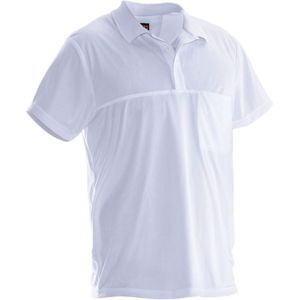 Jobman 5533 Polo Spun-Dye Wit maat L