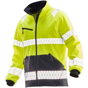 Jobman 1190 Hi-Vis Windblocker Jacket Geel/Zwart maat L