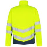 F. Engel 1545 Safety Light Work Jacket Repreve Yellow/Blue Ink