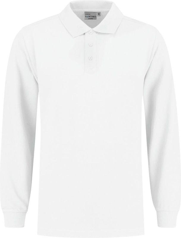 Santino Lexington Poloshirt White maat 4XL