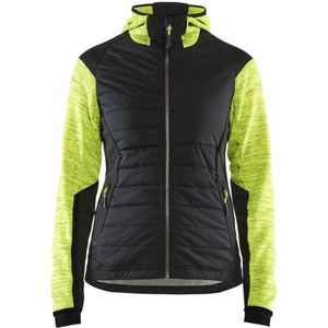 Blåkläder 5931-2117 Dames hybride jack High Vis Geel/Zwart