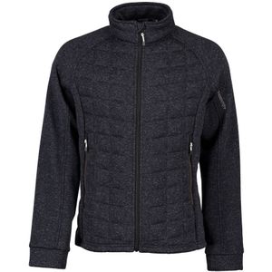 Pro Wear by Id 0826 Fleece jas gewatteerd Antraciet melange maat S