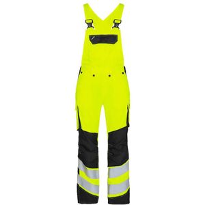 F. Engel 3543 Safety Ladies Bib Overall Repreve Yellow/Black