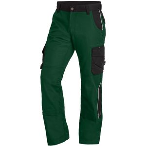 FHB Bruno Werkbroek Twill Groen-Zwart maat 68