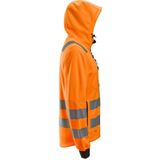 Snickers 8039 AllroundWork, High-Vis Hoodie met rits Klasse - Donker Blauw